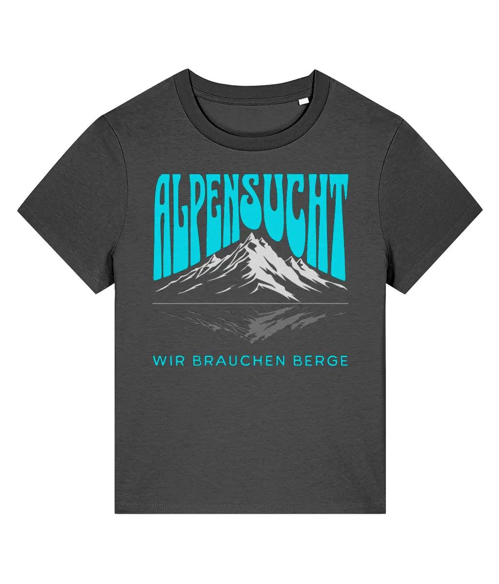 AlpenSucht® Organic Damen T-Shirt "Berge"