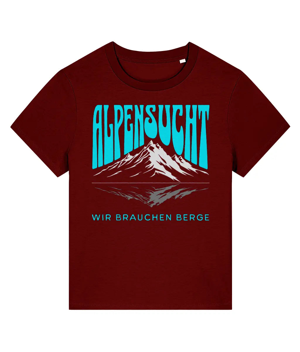 AlpenSucht® Organic Damen T-Shirt "Berge"