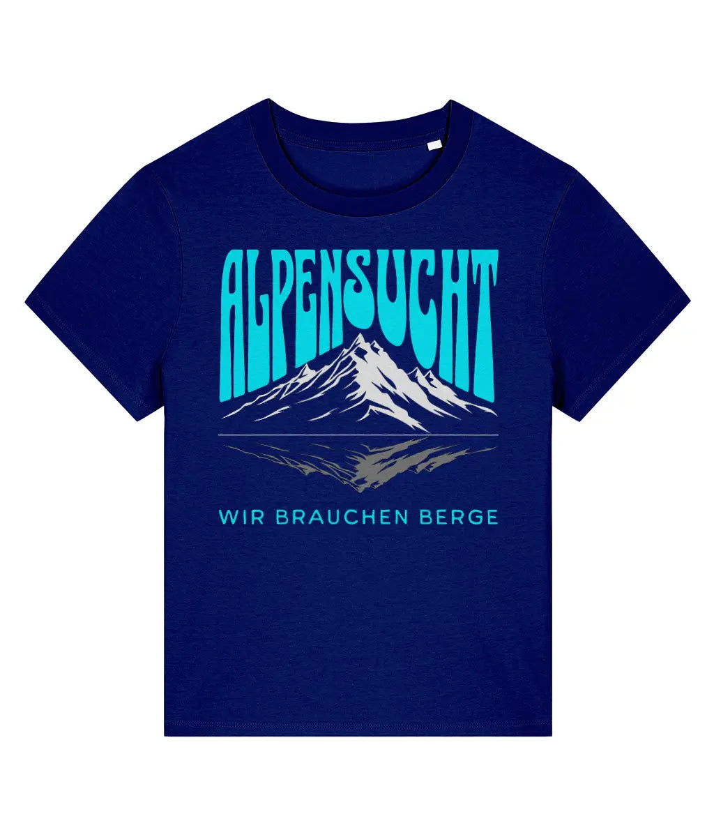 AlpenSucht® Organic Damen T-Shirt "Berge"