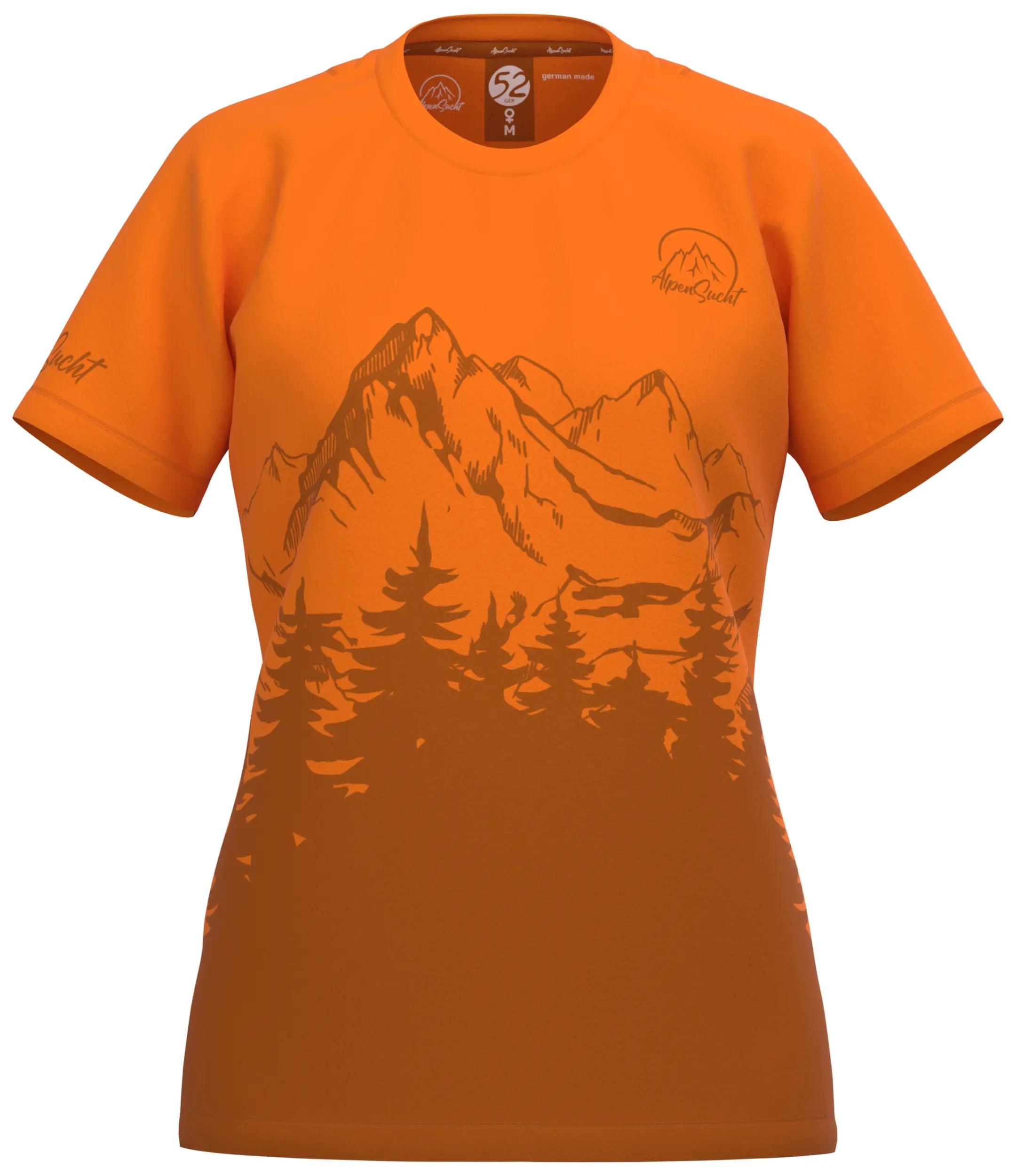 AlpenSucht® Damen Funktionsshirt "Wood"