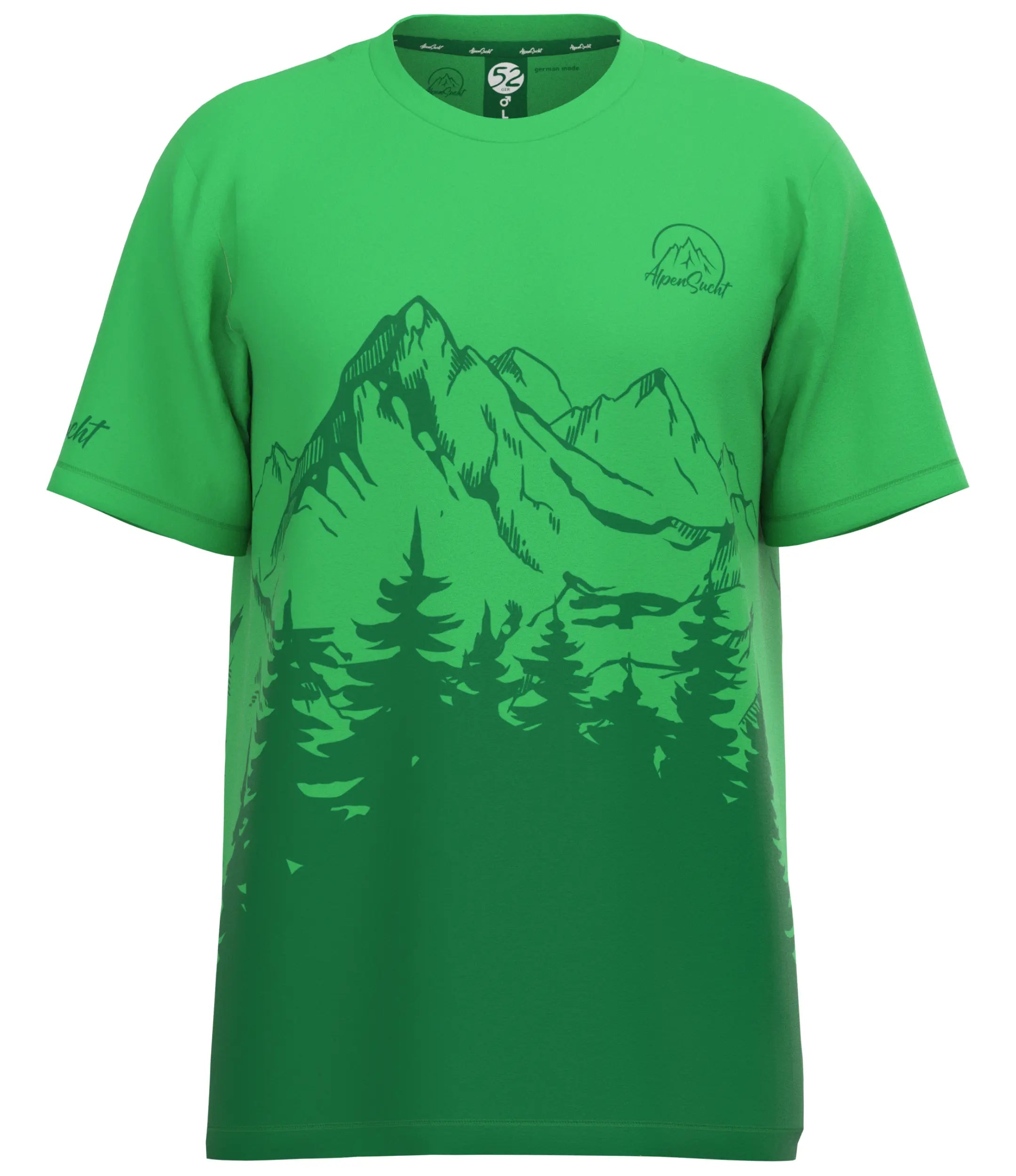 AlpenSucht® Herren Funktionsshirt "Wood"