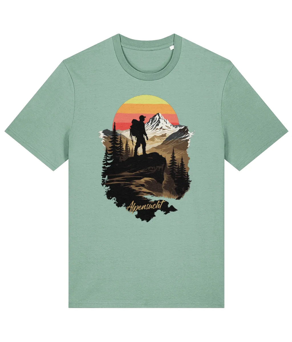 AlpenSucht® Organic Unisex T-Shirt "Wanderer"