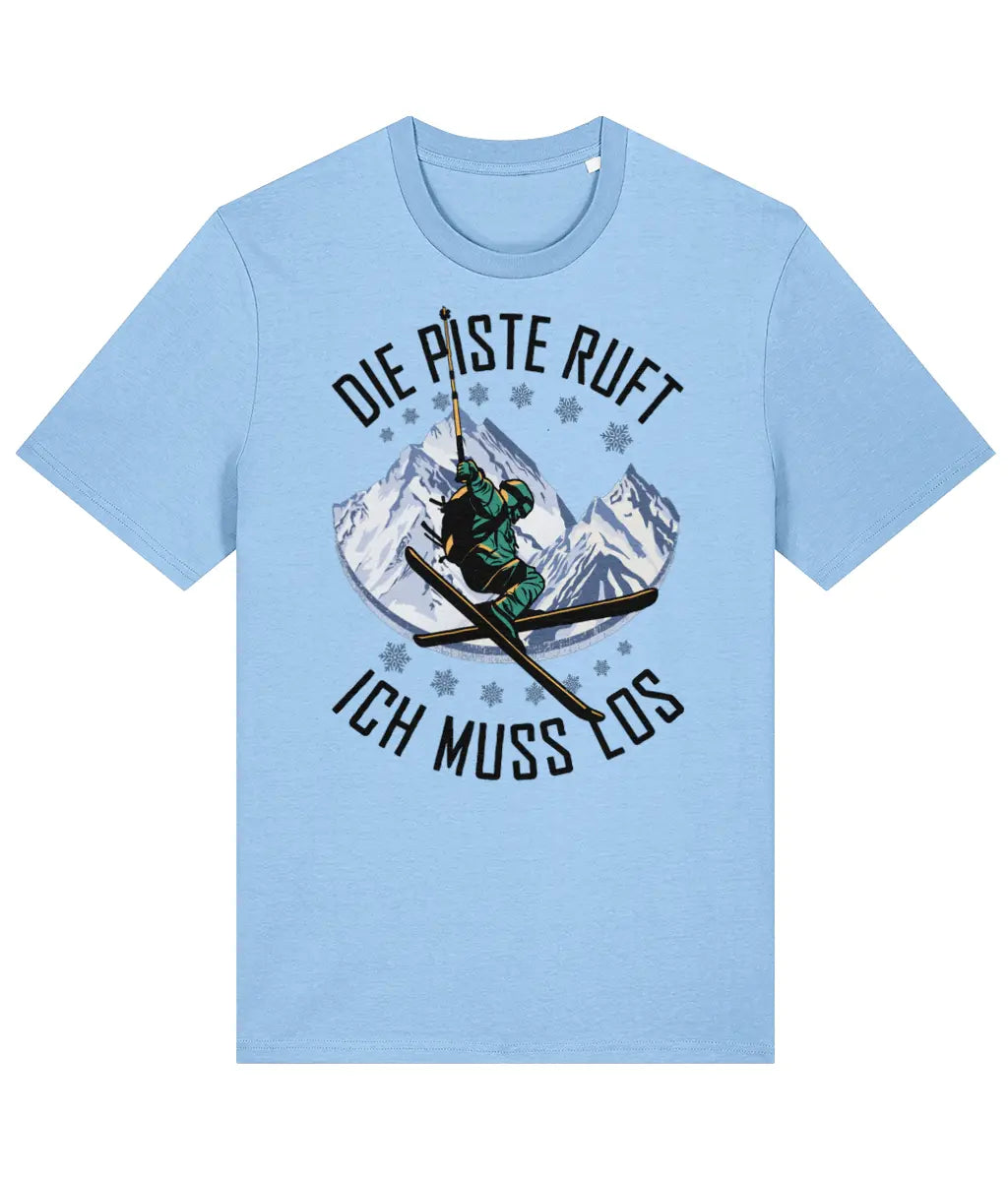 AlpenSucht® Organic Unisex T-Shirt "Die Piste ruft"
