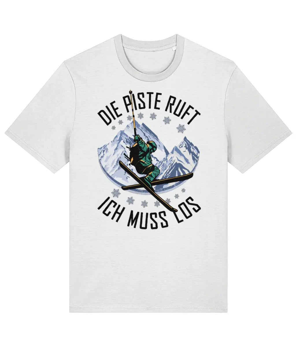 AlpenSucht® Organic Unisex T-Shirt "Die Piste ruft"