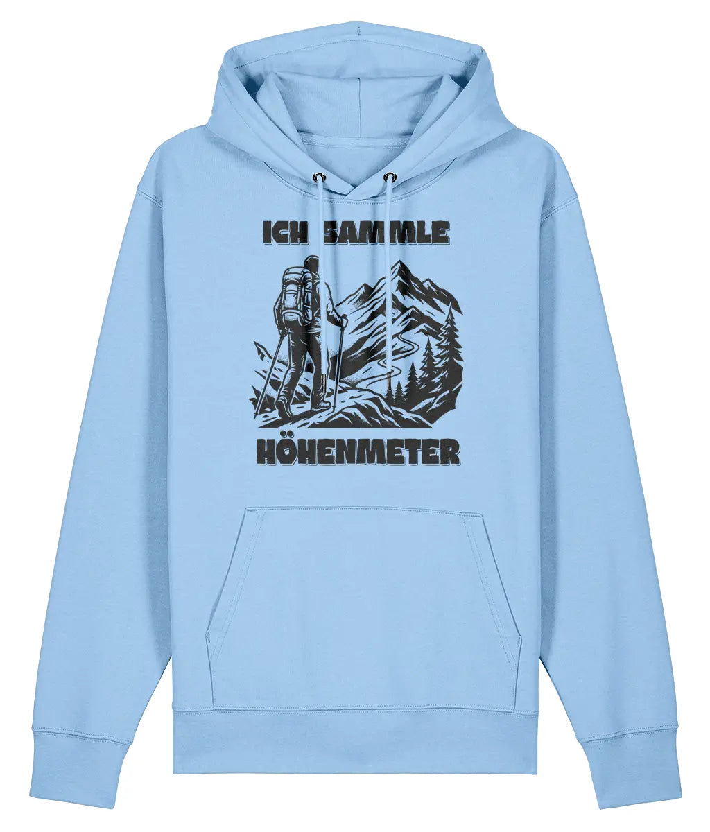 AlpenSucht® Unisex Hoodie "Ich sammle Höhenmeter"