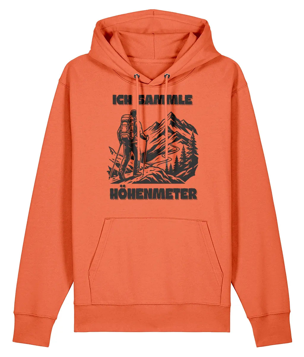 AlpenSucht® Unisex Hoodie "Ich sammle Höhenmeter"