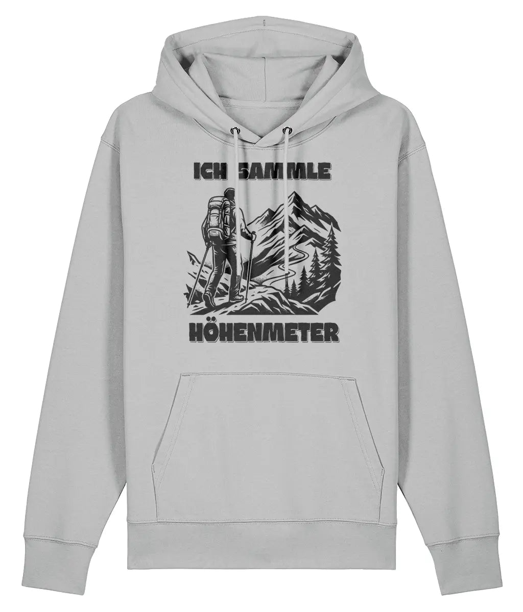 AlpenSucht® Unisex Hoodie "Ich sammle Höhenmeter"