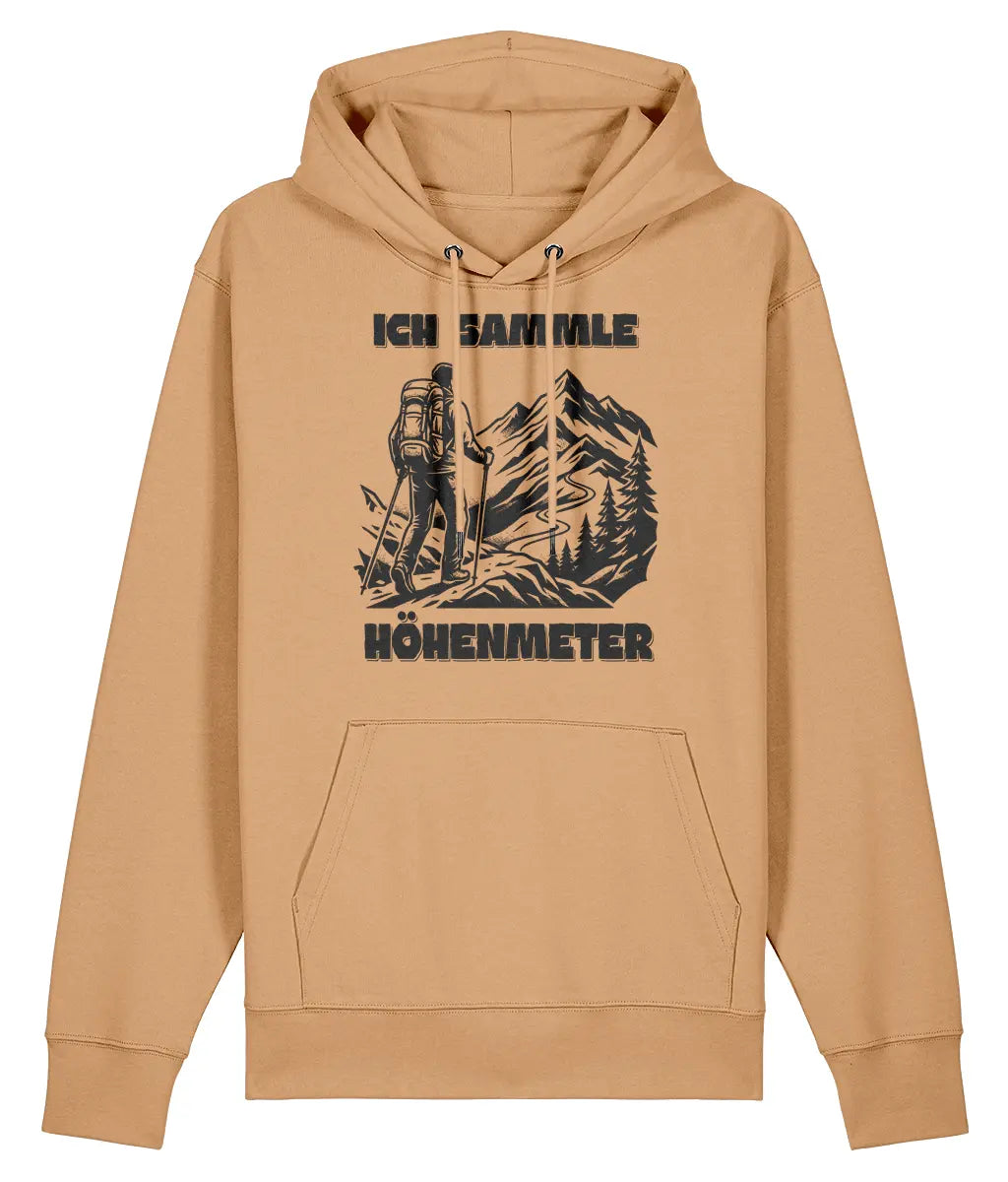AlpenSucht® Unisex Hoodie "Ich sammle Höhenmeter"