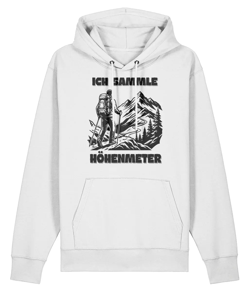 AlpenSucht® Unisex Hoodie "Ich sammle Höhenmeter"