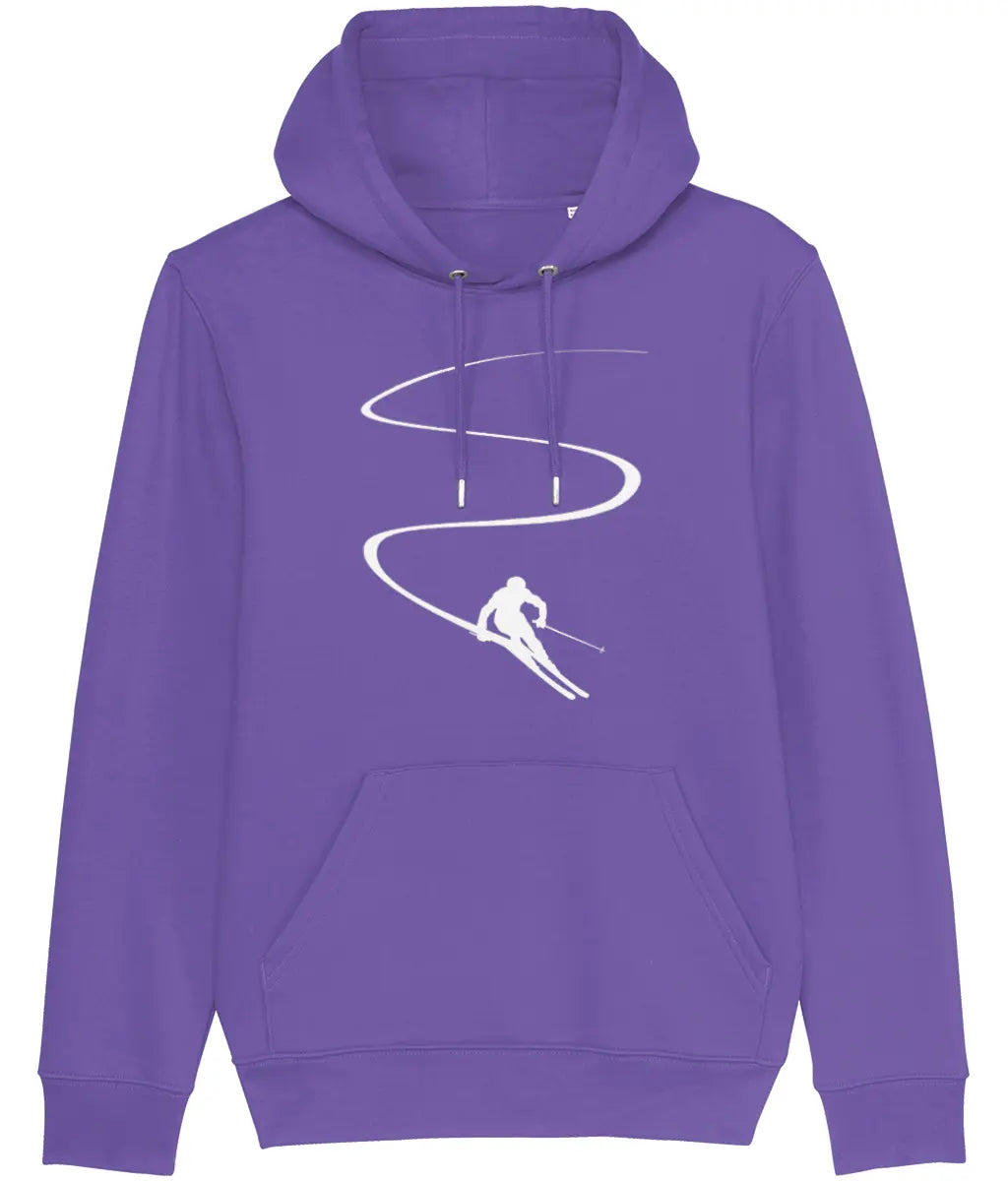 AlpenSucht® Unisex Hoodie "Skifahrer"