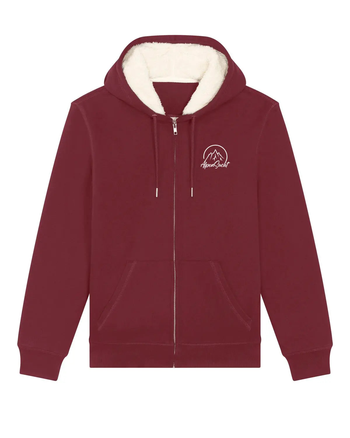 AlpenSucht® Unisex Sherpa Zip-Hoodie