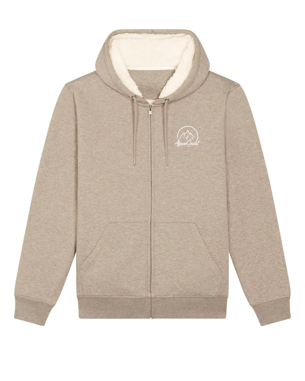 AlpenSucht® Unisex Sherpa Zip-Hoodie