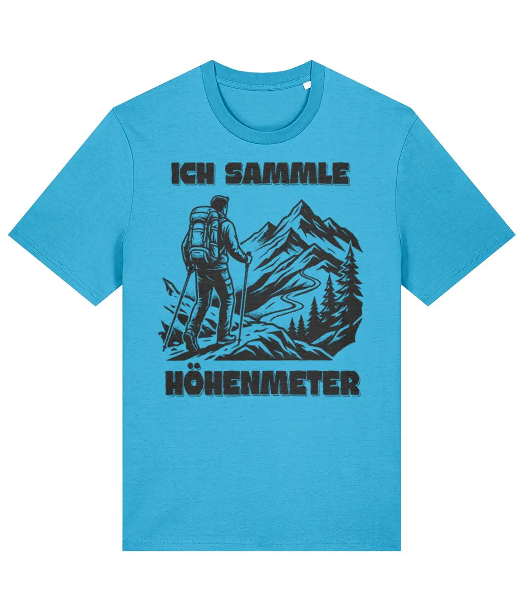 AlpenSucht® Organic Unisex T-Shirt "Ich sammle Höhenmeter"