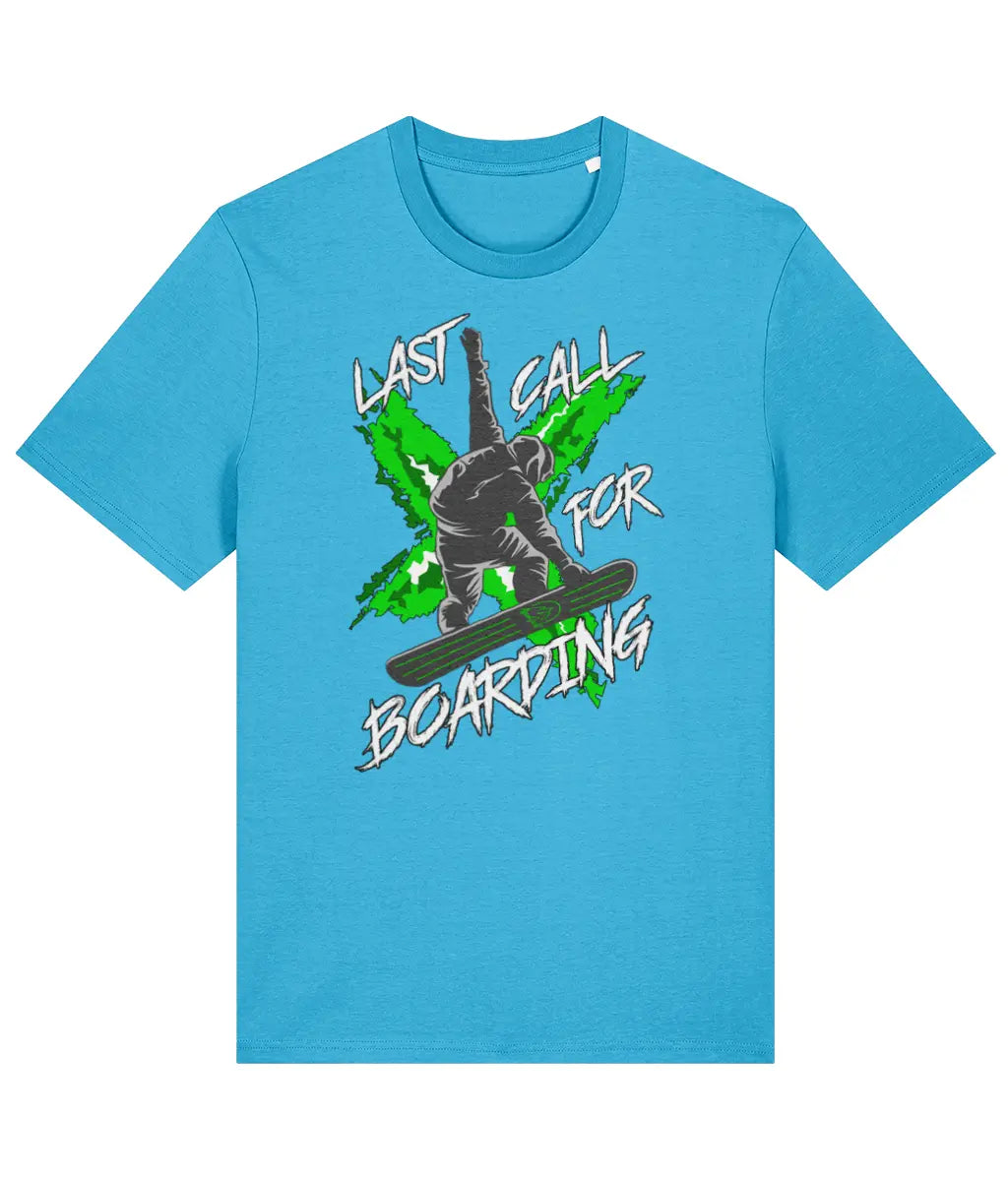 AlpenSucht® Organic Unisex T-Shirt "Snowboarder"