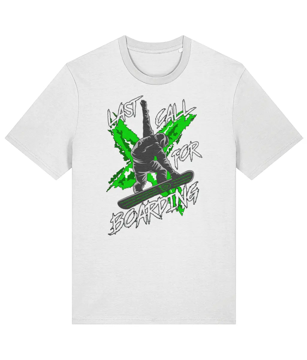 AlpenSucht® Organic Unisex T-Shirt "Snowboarder"
