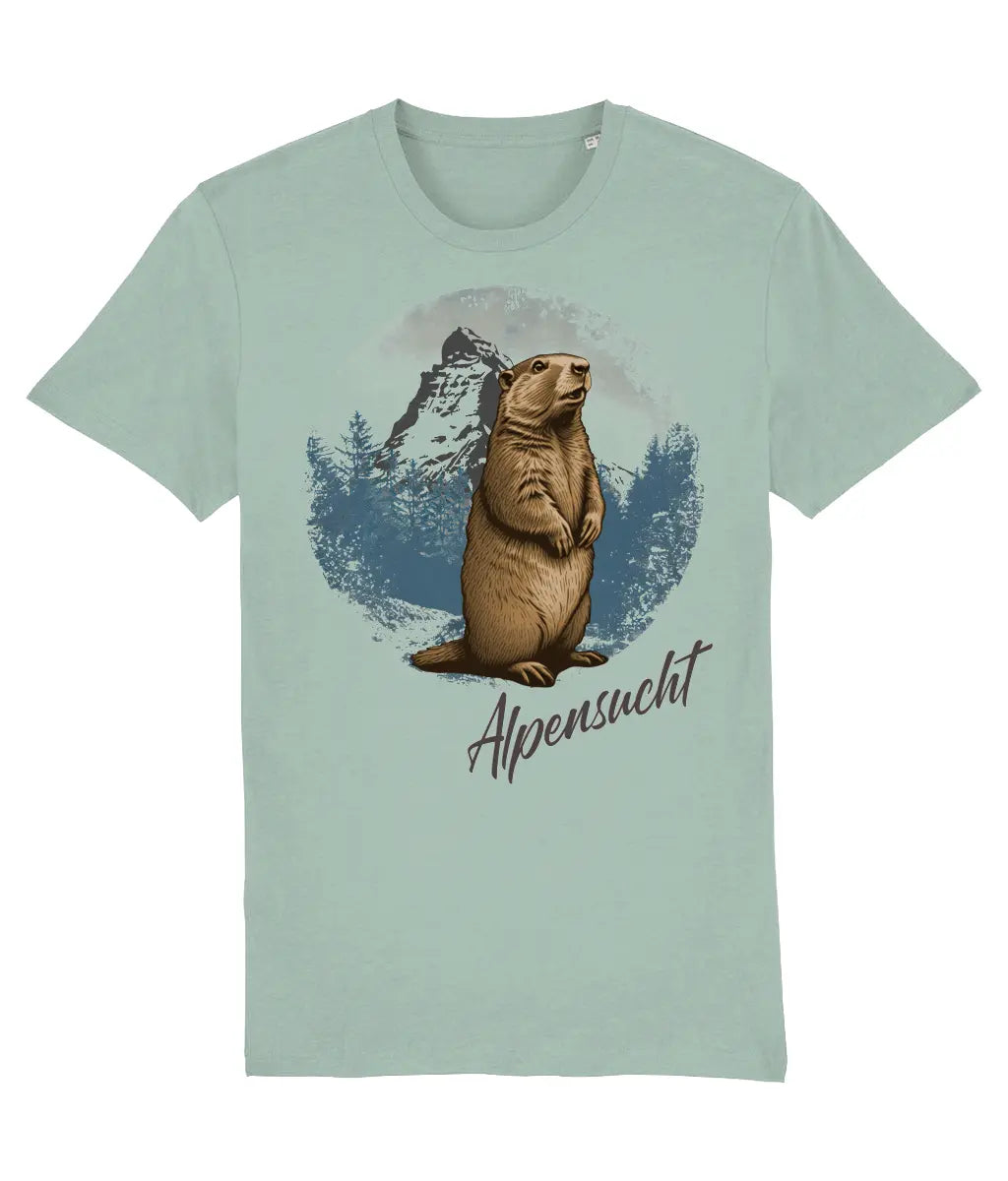 AlpenSucht® Organic Unisex T-Shirt "Murmeltier 2.0"