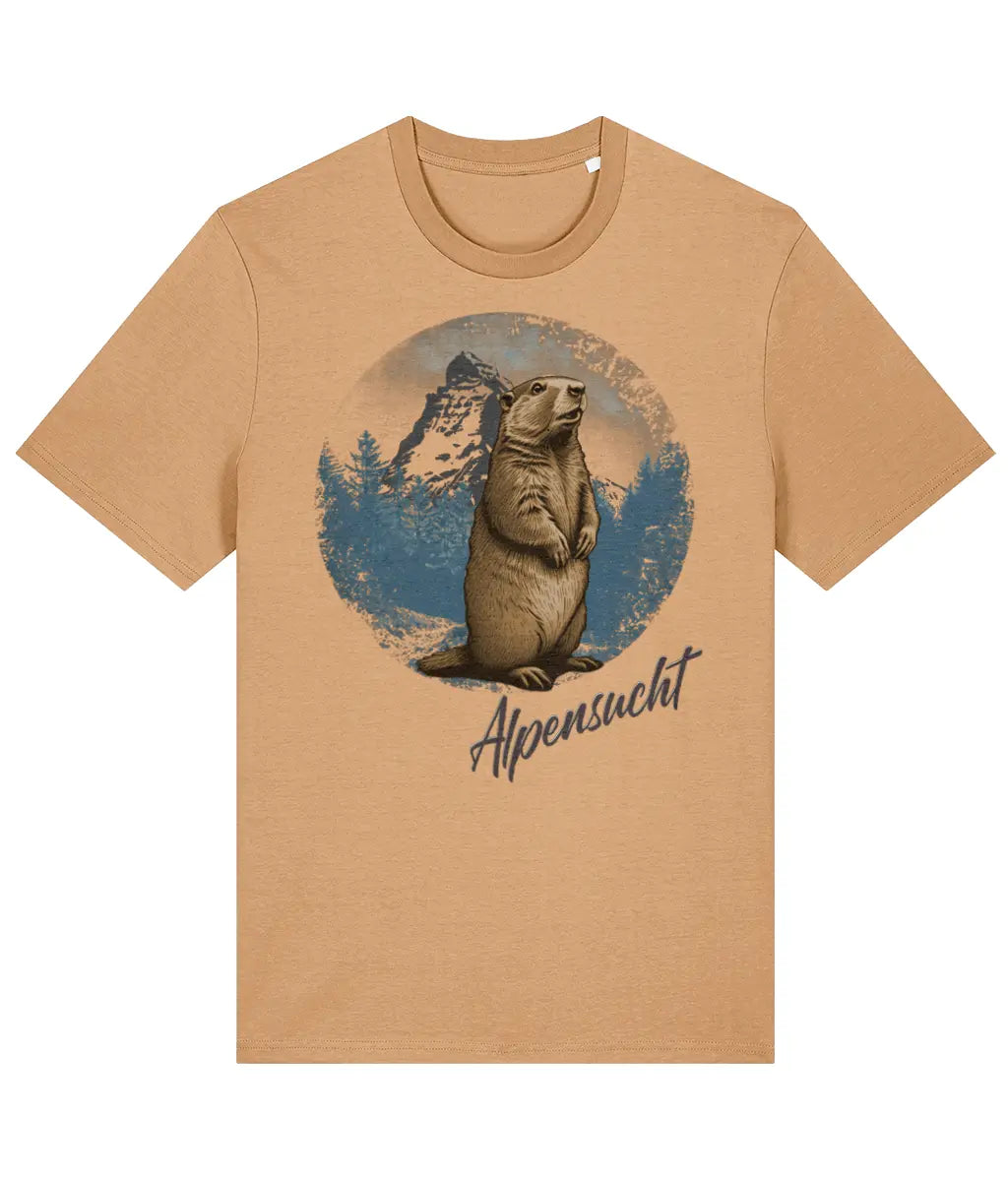 AlpenSucht® Organic Unisex T-Shirt "Murmeltier 2.0"