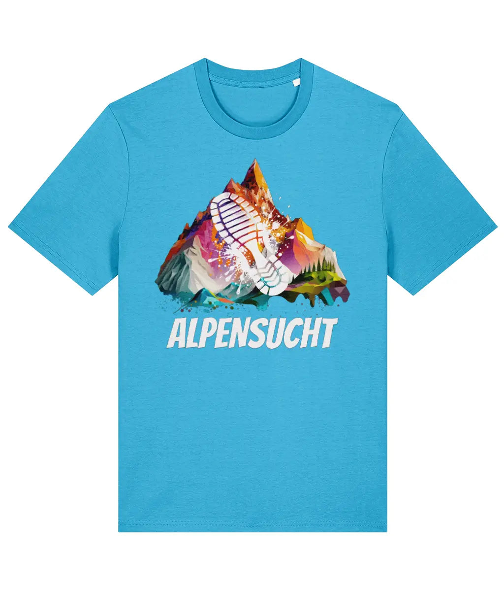 AlpenSucht® Organic Unisex T-Shirt "Wandern"