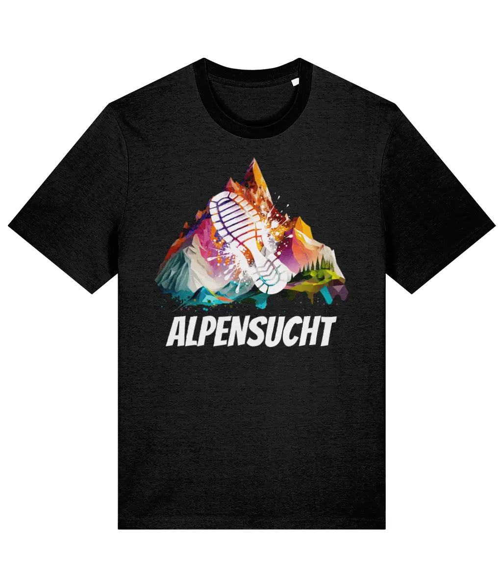 AlpenSucht® Organic Unisex T-Shirt "Wandern"