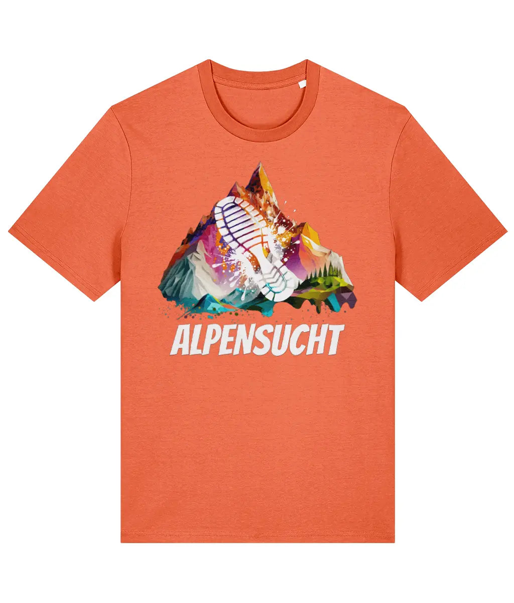 AlpenSucht® Organic Unisex T-Shirt "Wandern"
