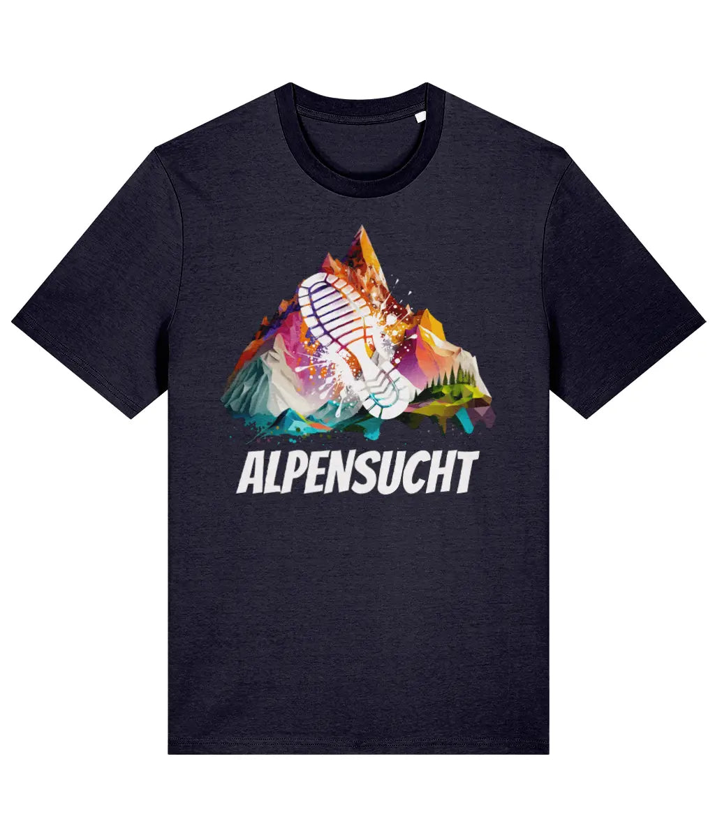 AlpenSucht® Organic Unisex T-Shirt "Wandern"