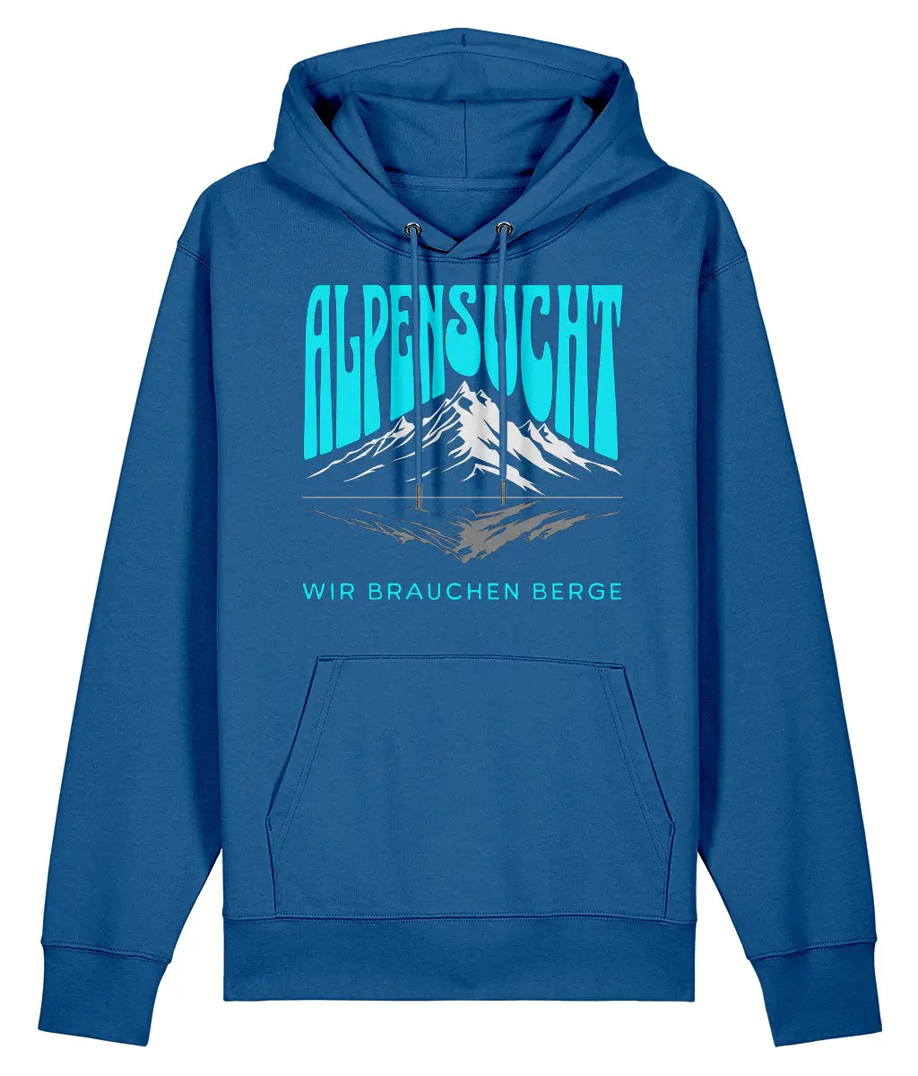 AlpenSucht® Unisex Hoodie "Berge"