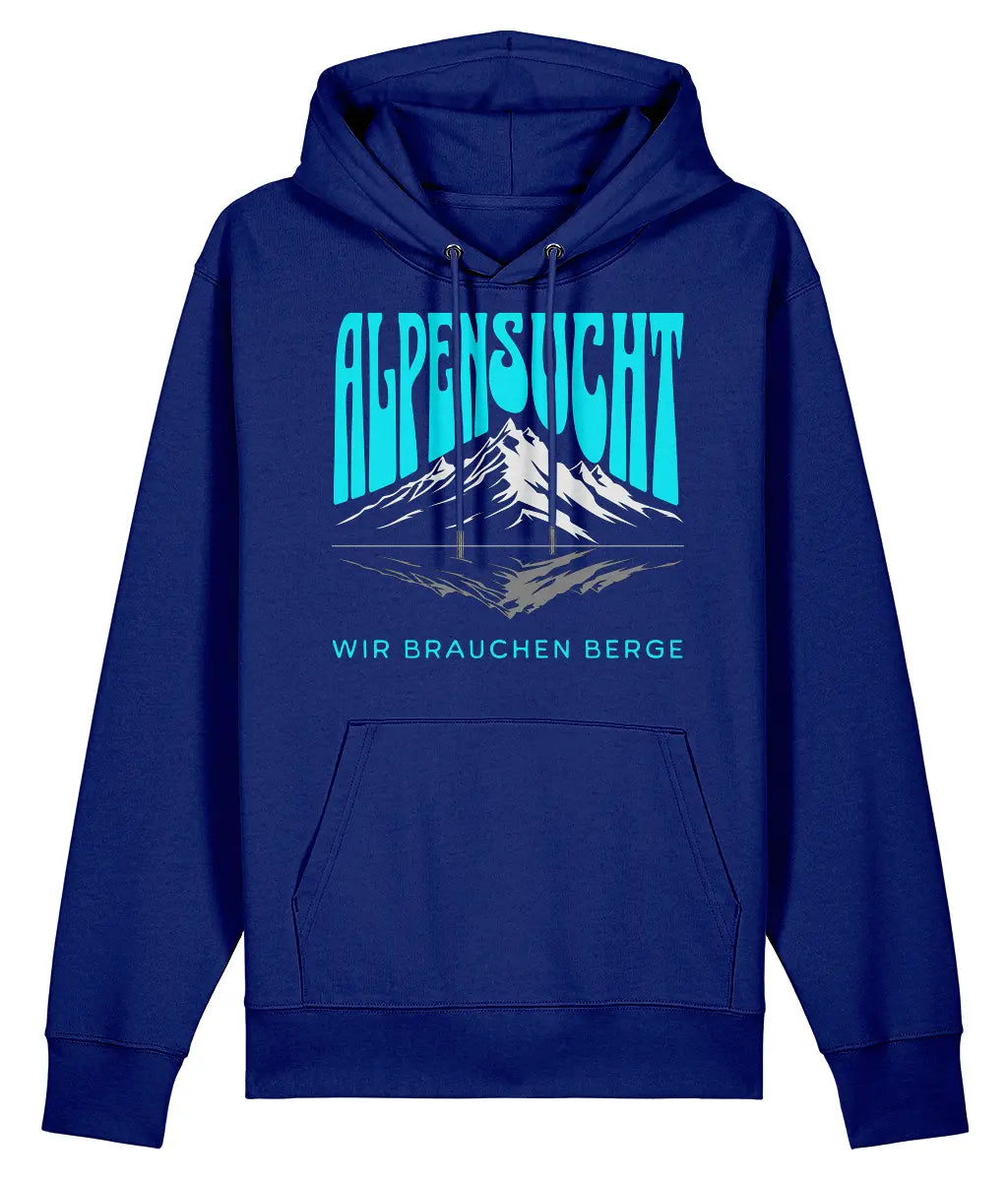 AlpenSucht® Unisex Hoodie "Berge"