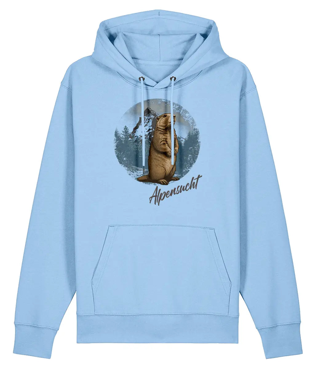 AlpenSucht® Unisex Hoodie "Murmeltier 2.0"