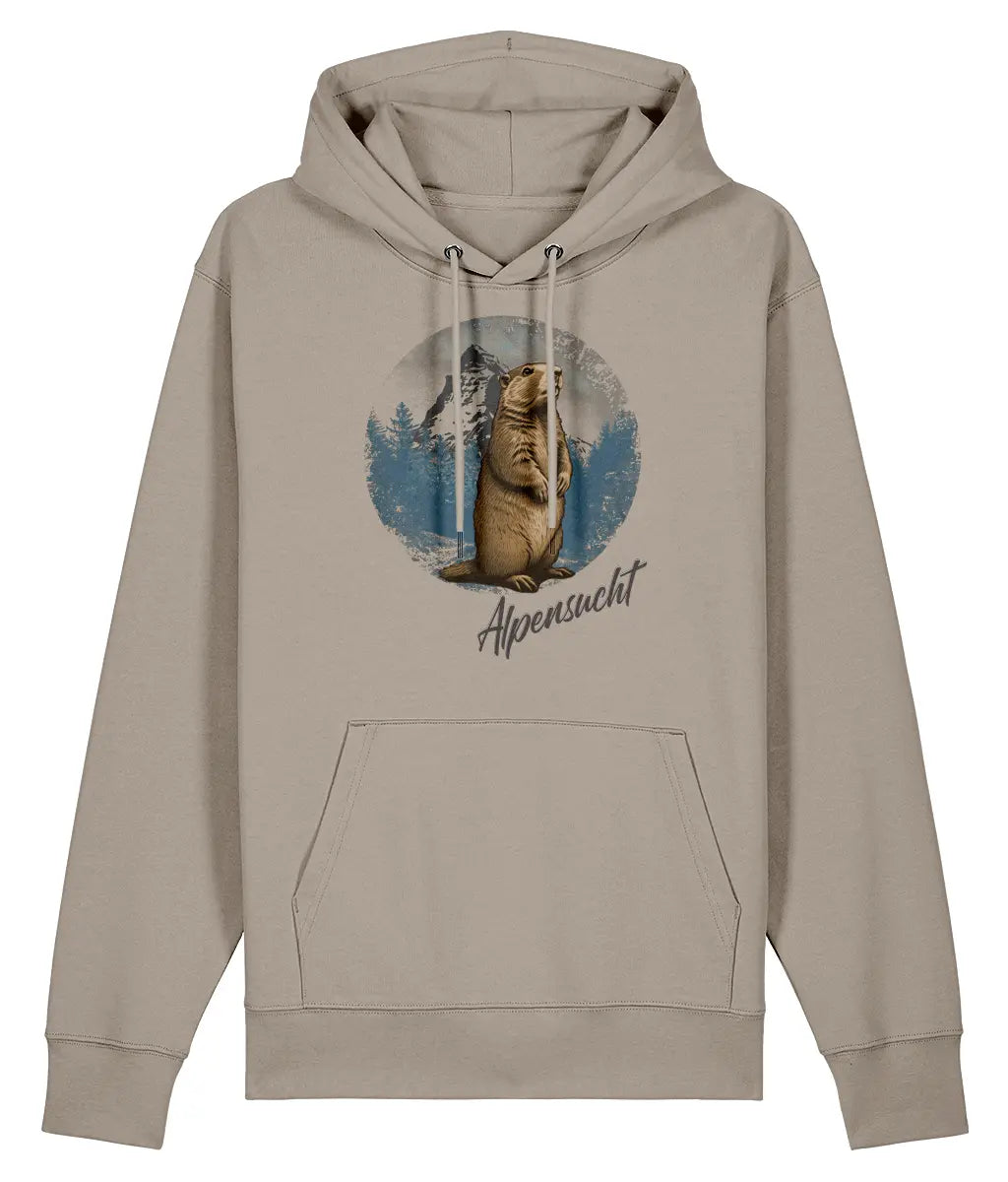 AlpenSucht® Unisex Hoodie "Murmeltier 2.0"