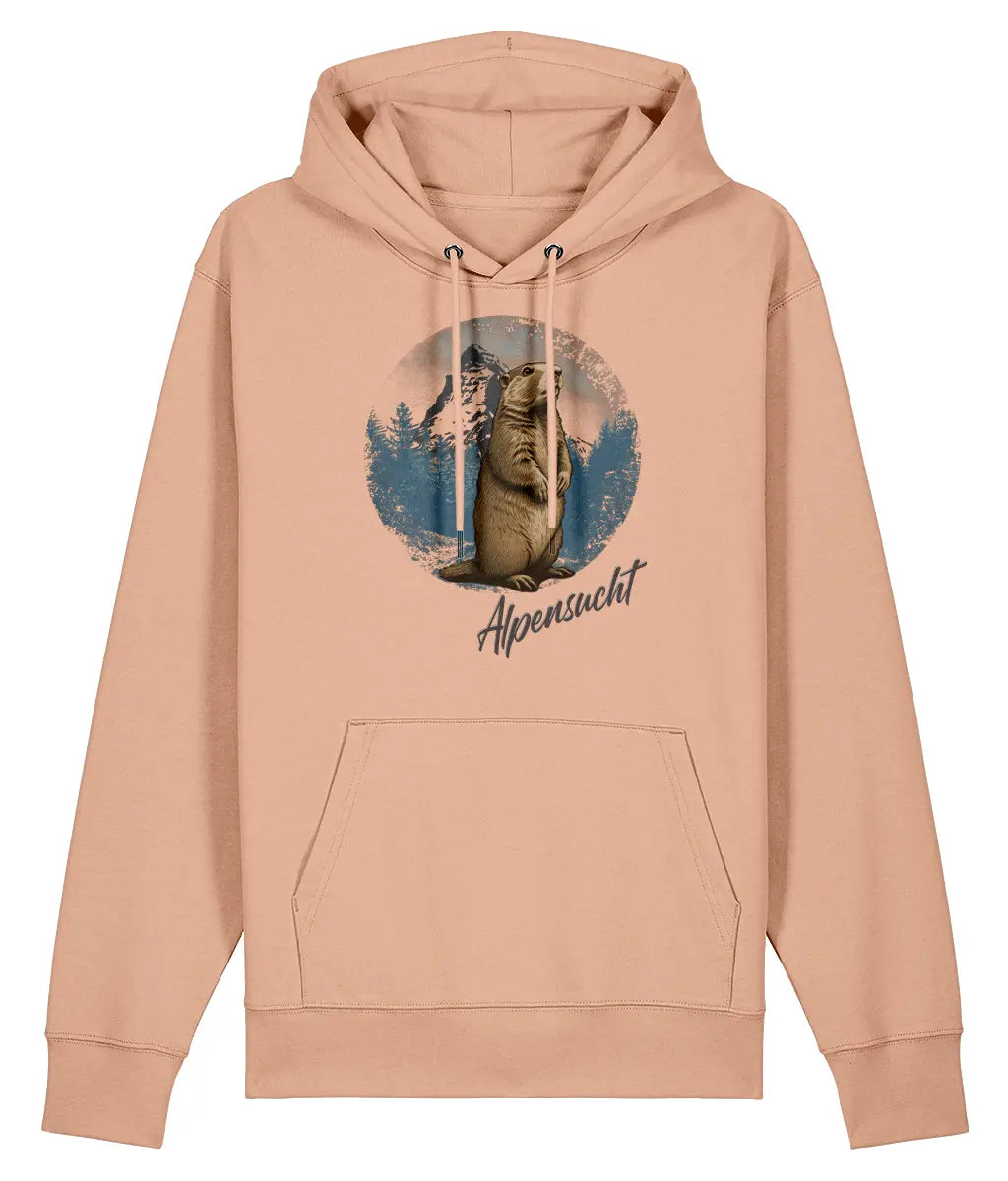 AlpenSucht® Unisex Hoodie "Murmeltier 2.0"