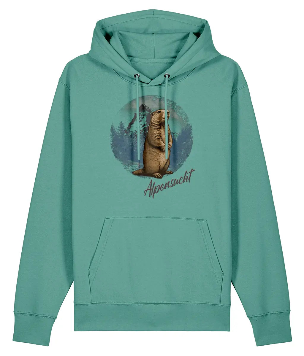 AlpenSucht® Unisex Hoodie "Murmeltier 2.0"
