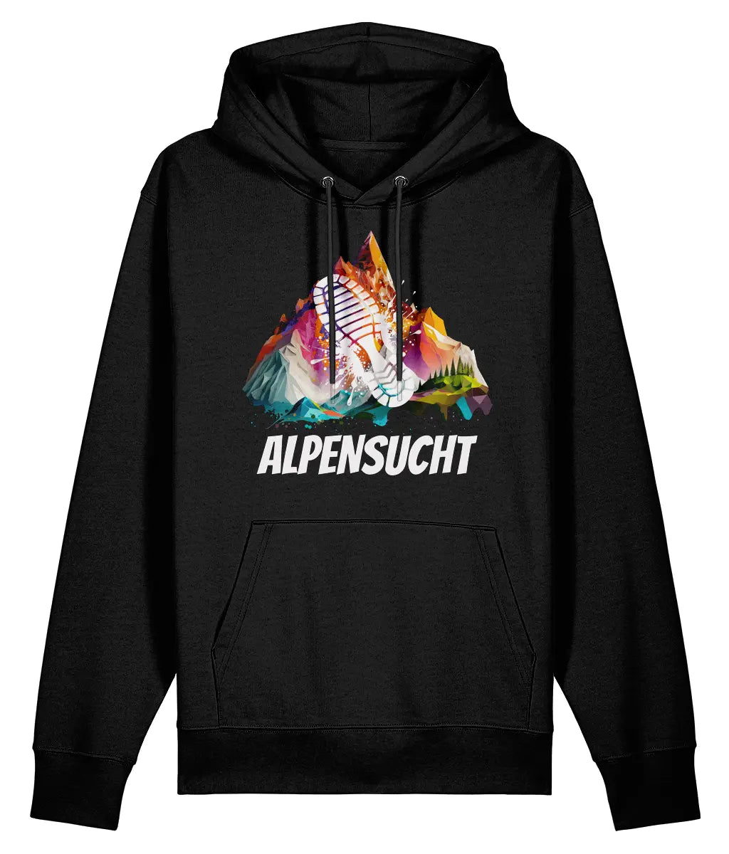 AlpenSucht® Unisex Hoodie "Wandern"
