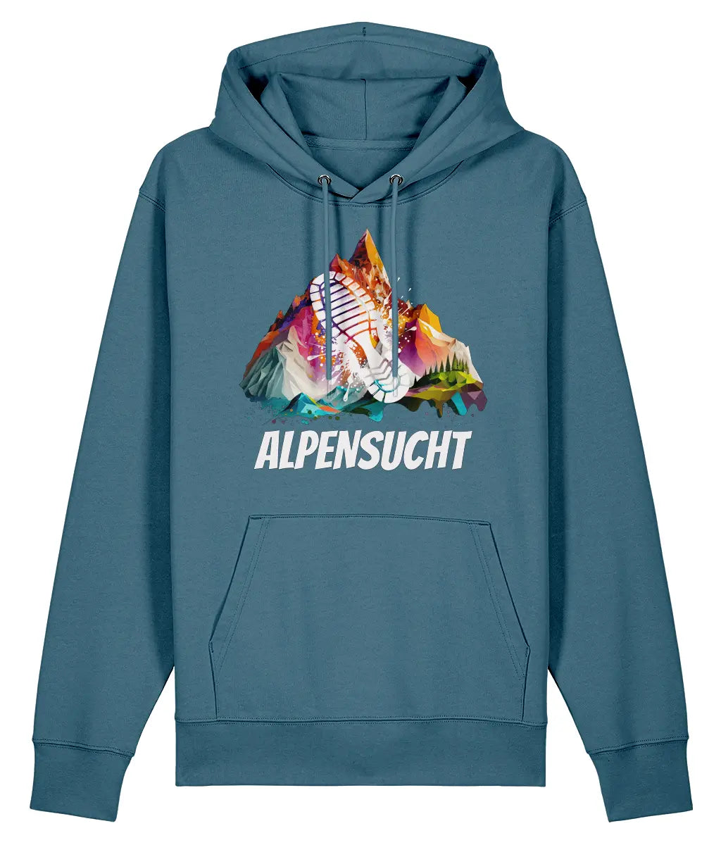 AlpenSucht® Unisex Hoodie "Wandern"