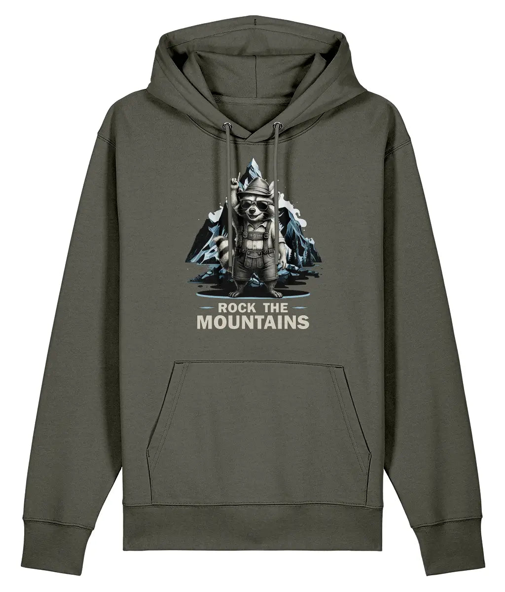 AlpenSucht® Unisex Hoodie "Waschbär"