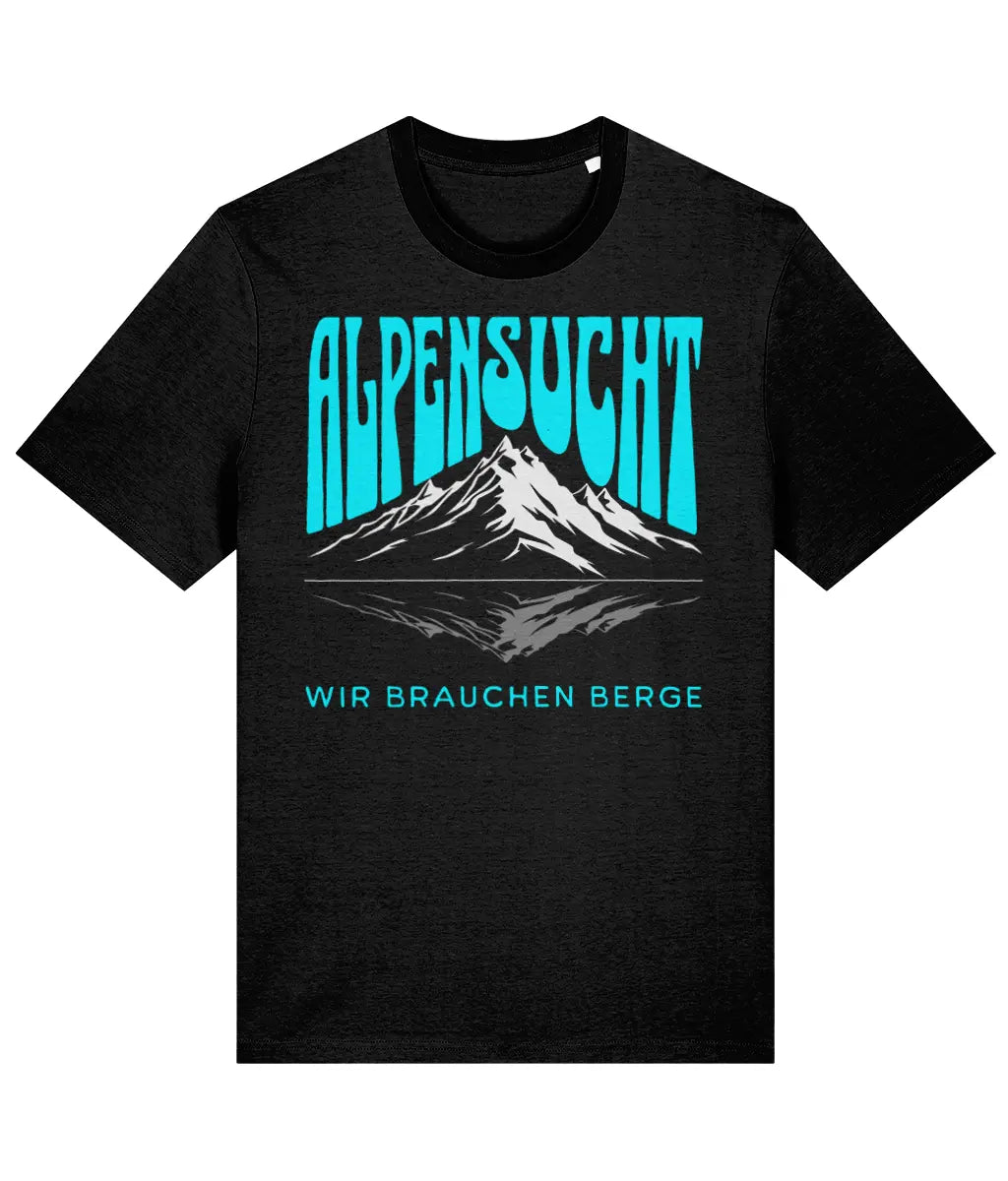 AlpenSucht® Organic Unisex T-Shirt "Berge"