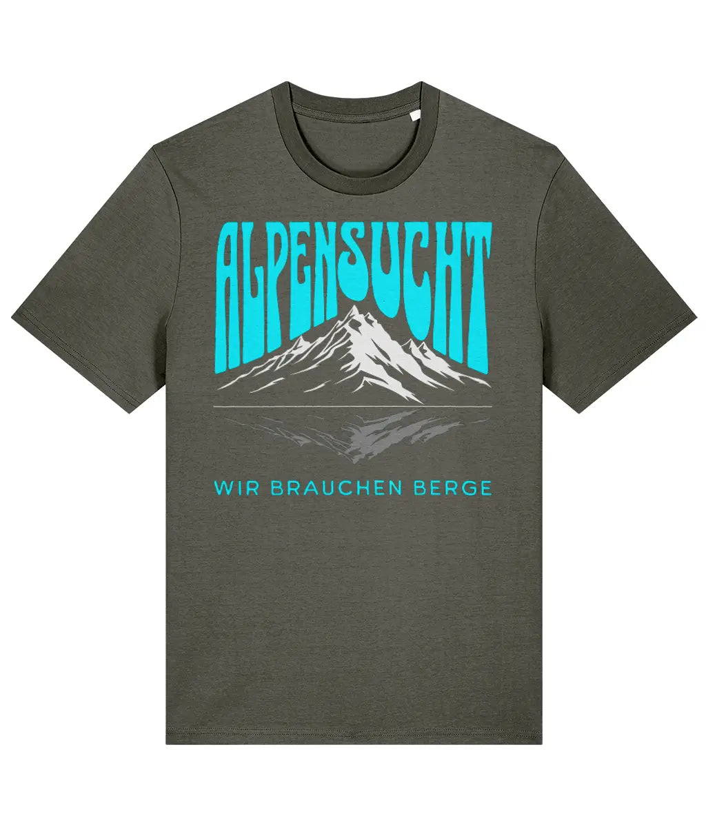 AlpenSucht® Organic Unisex T-Shirt "Berge"