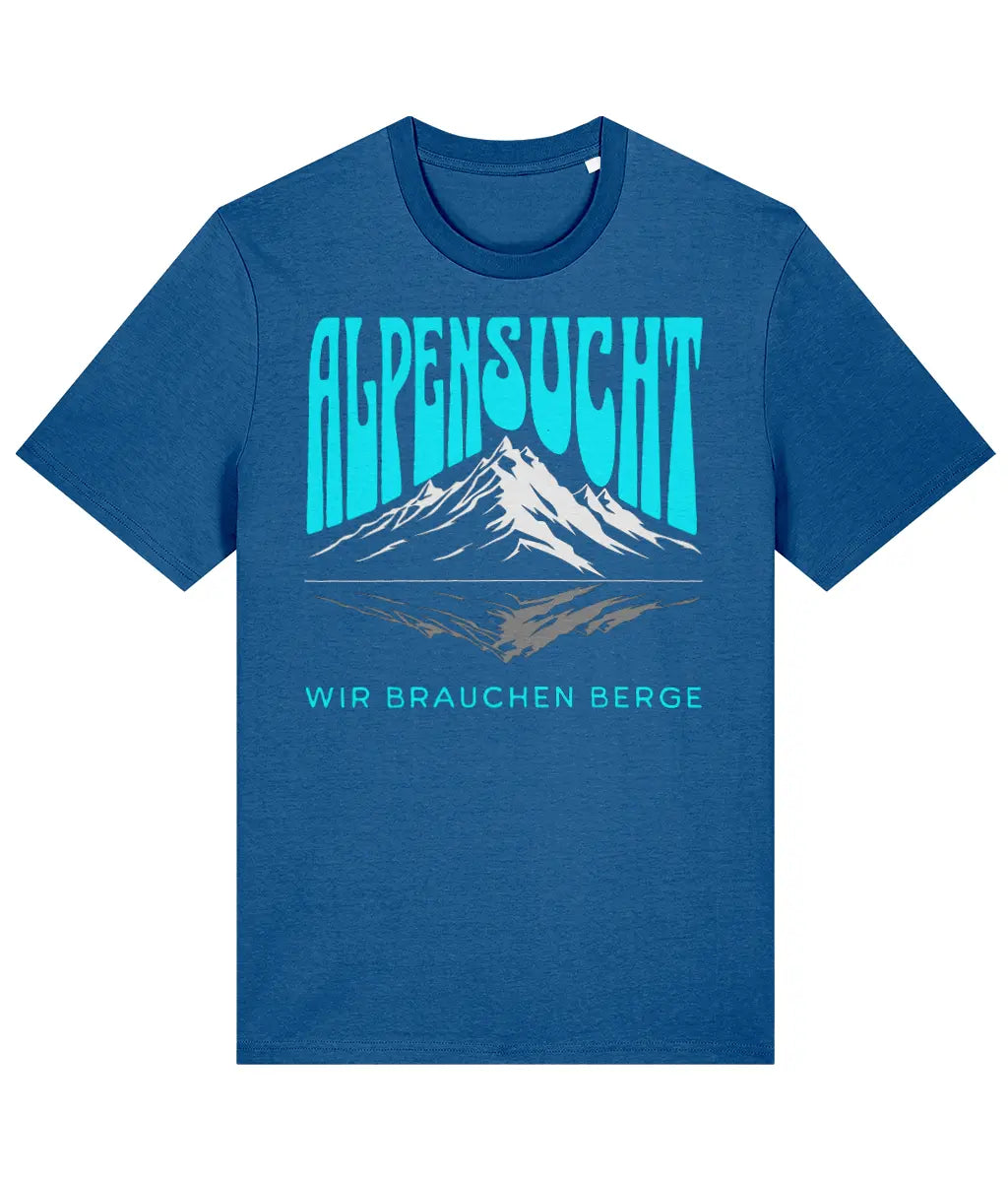 AlpenSucht® Organic Unisex T-Shirt "Berge"