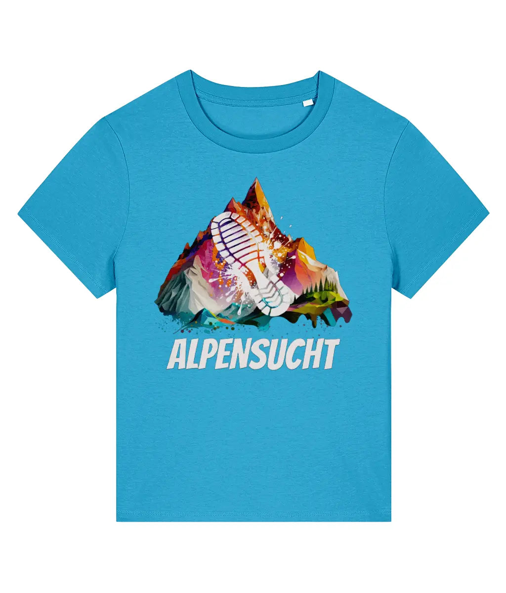 AlpenSucht® Organic Damen T-Shirt "Wandern"