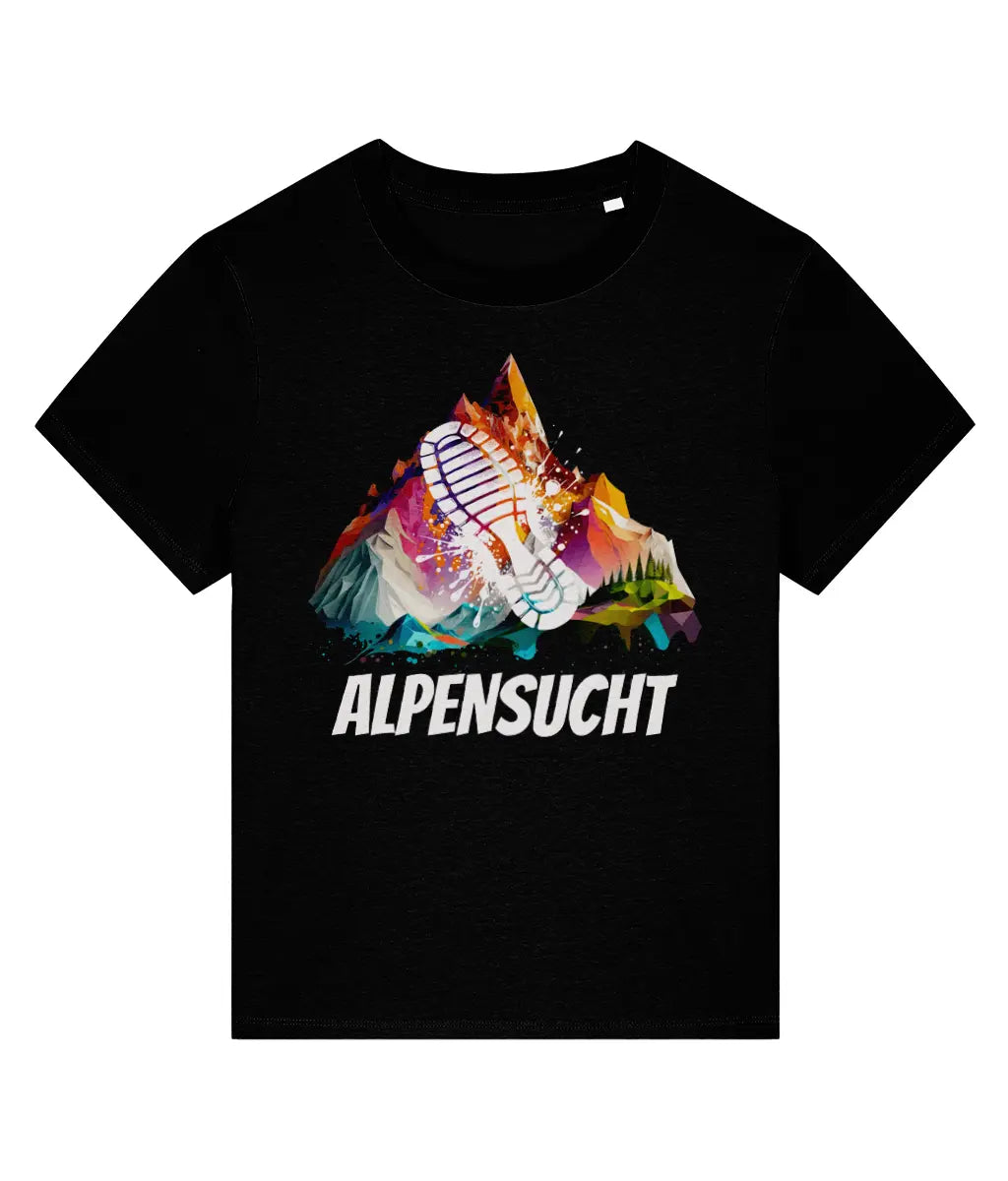 AlpenSucht® Organic Damen T-Shirt "Wandern"