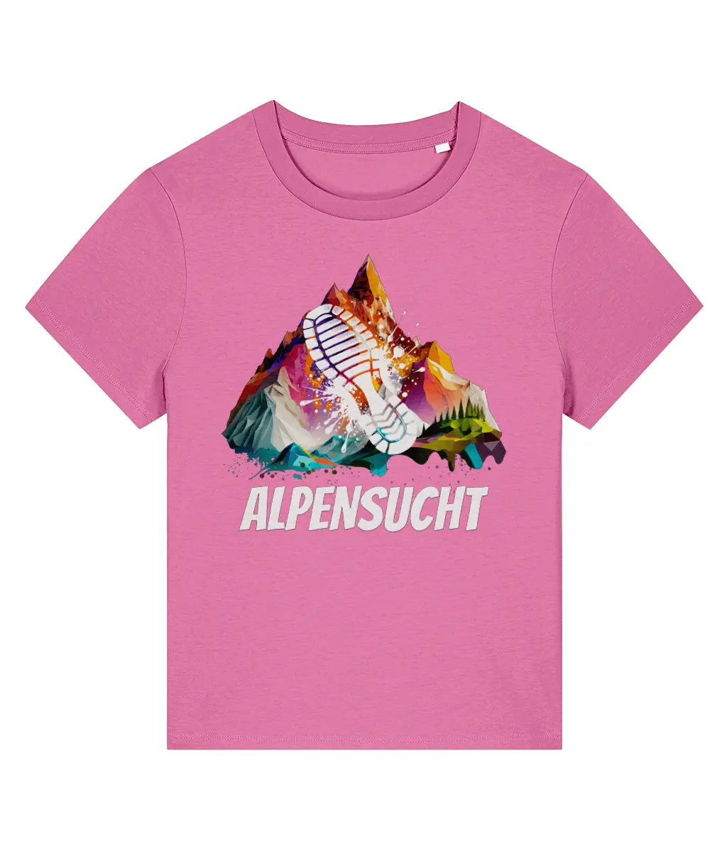 AlpenSucht® Organic Damen T-Shirt "Wandern"