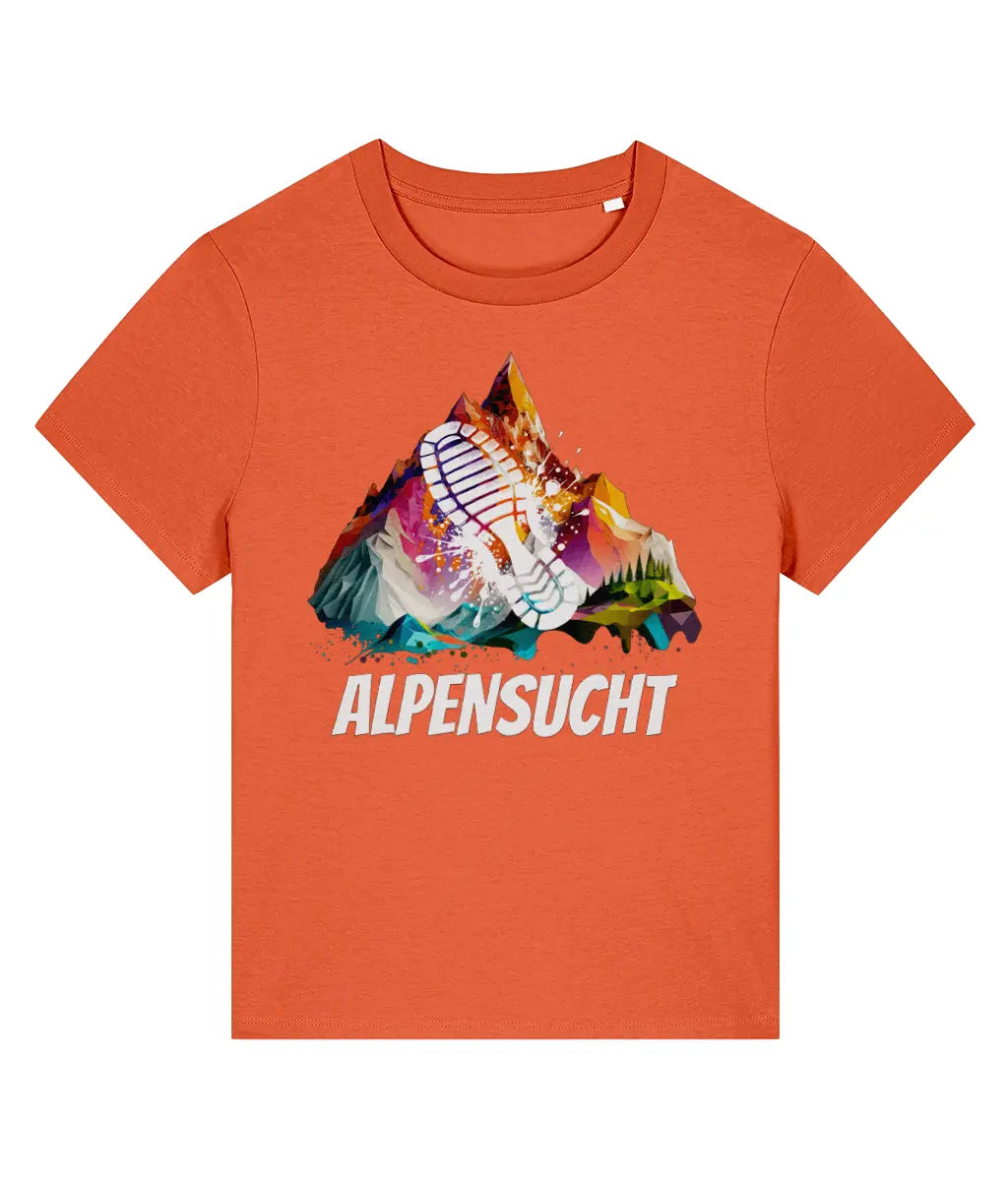 AlpenSucht® Organic Damen T-Shirt "Wandern"