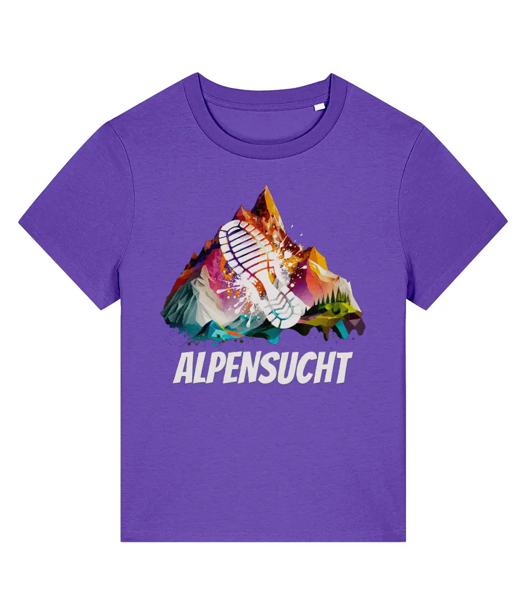 AlpenSucht® Organic Damen T-Shirt "Wandern"