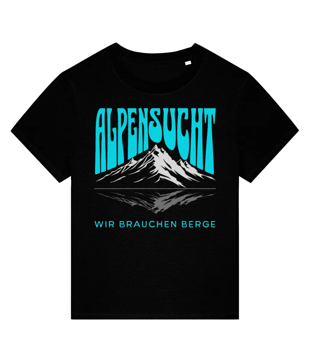 AlpenSucht® Organic Damen T-Shirt "Berge"