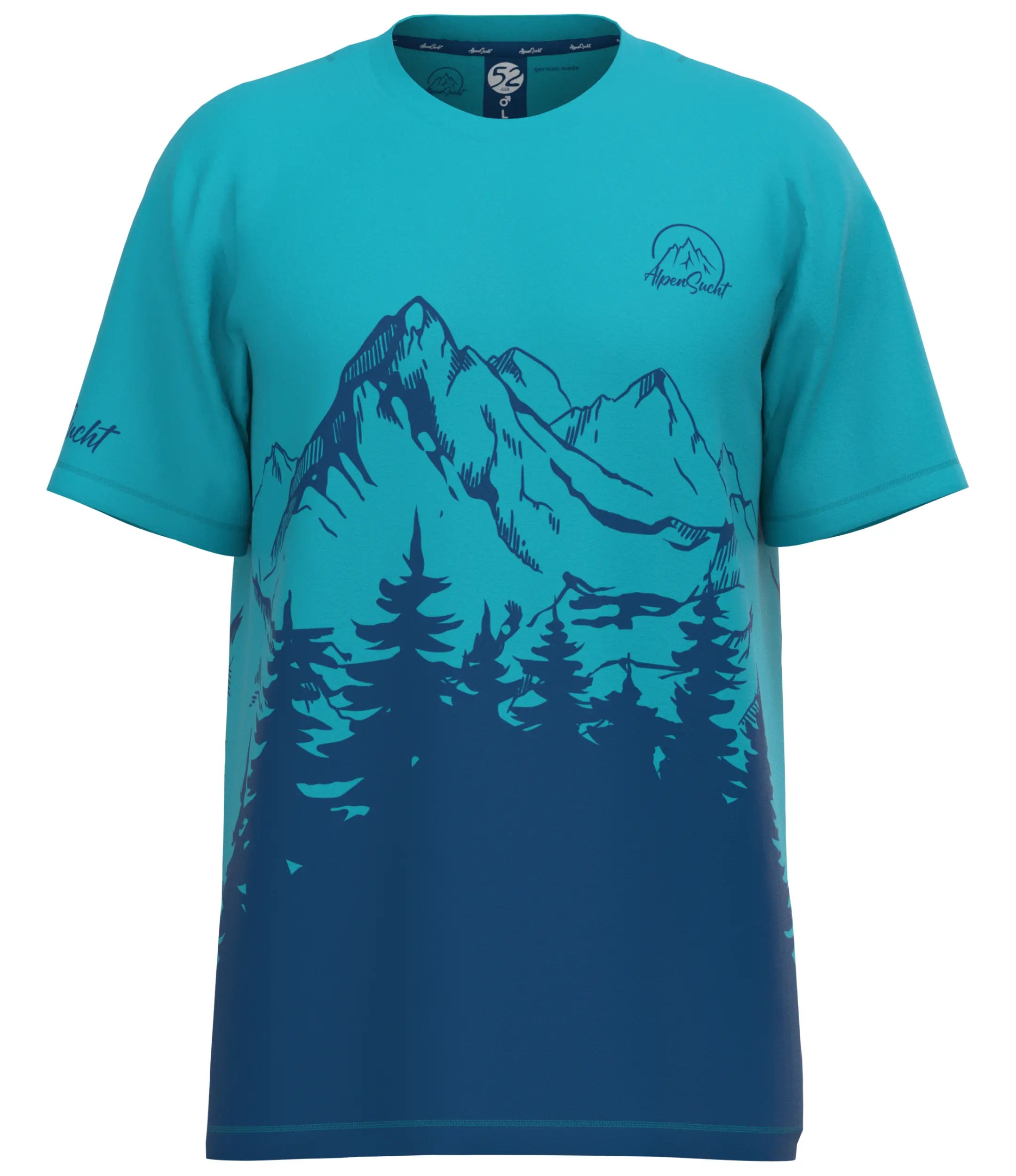 AlpenSucht® Herren Funktionsshirt "Wood"