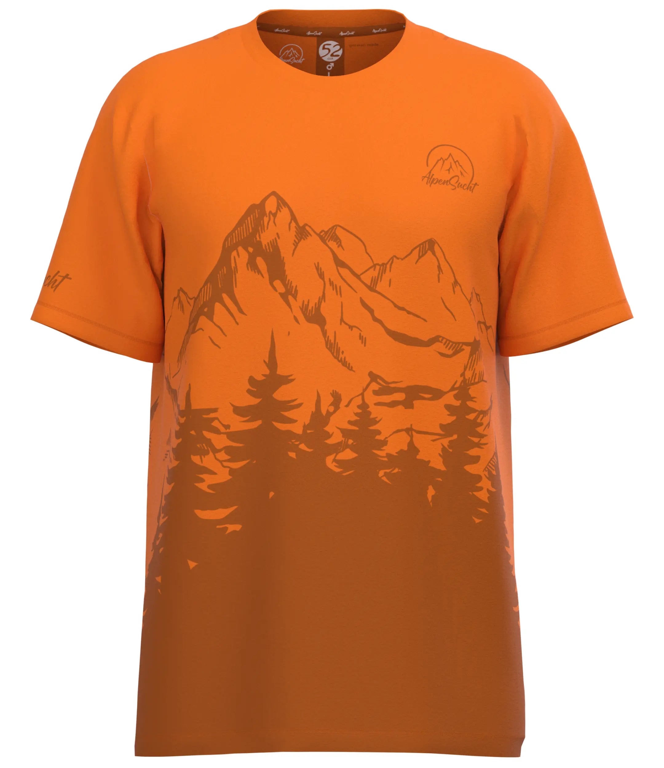 AlpenSucht® Herren Funktionsshirt "Wood"