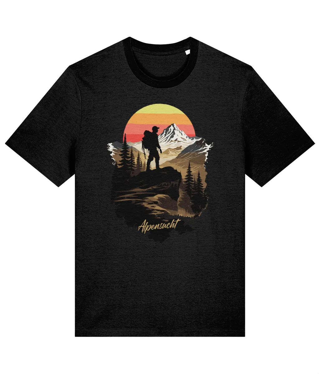 AlpenSucht® Organic Unisex T-Shirt "Wanderer"