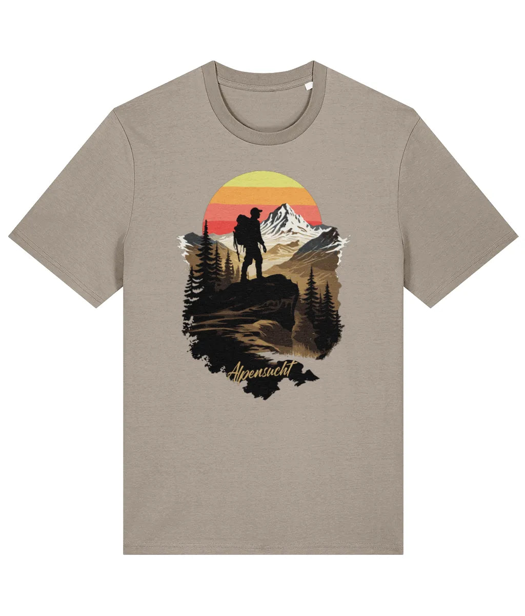 AlpenSucht® Organic Unisex T-Shirt "Wanderer"