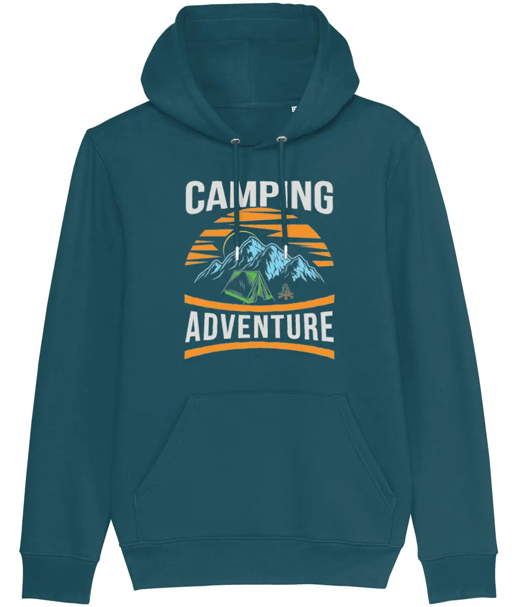 AlpenSucht® Unisex Hoodie "Mountain Camping"