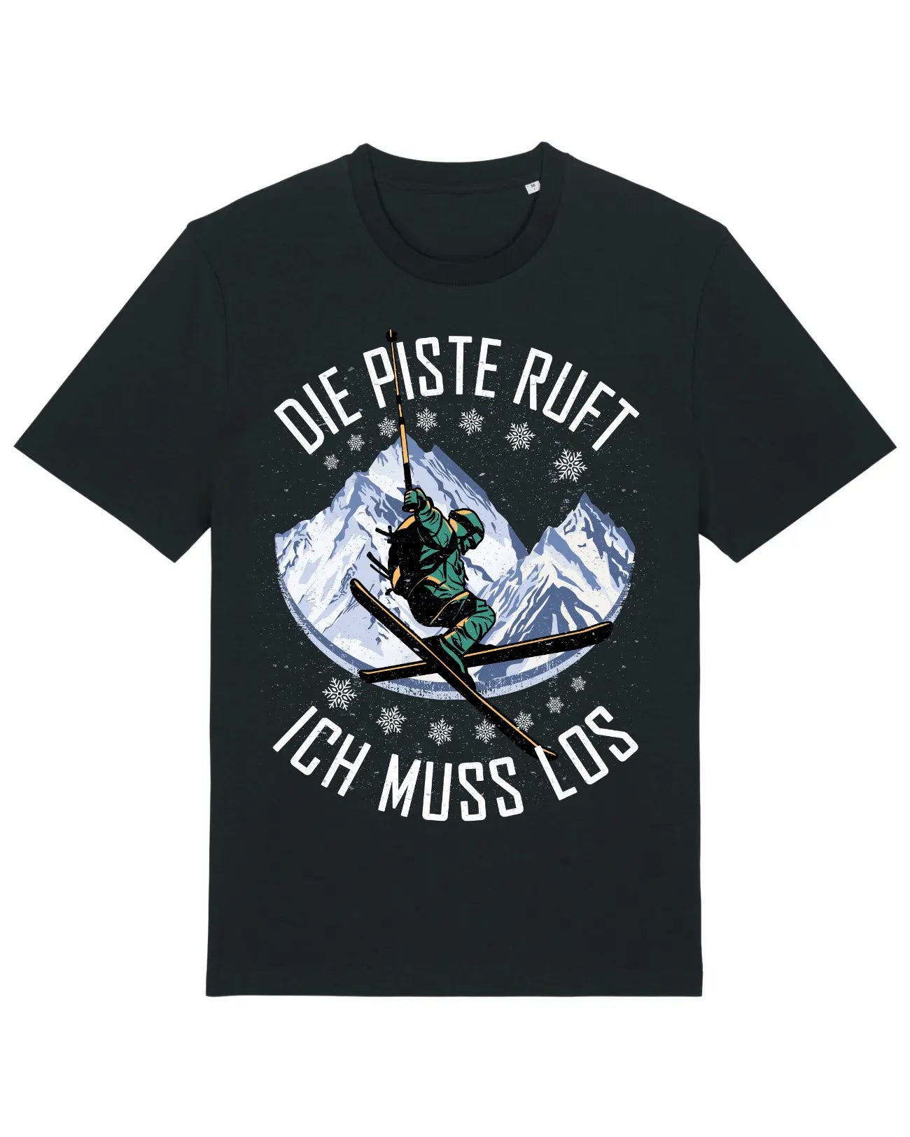 AlpenSucht® Organic Unisex T-Shirt "Die Piste Ruft"