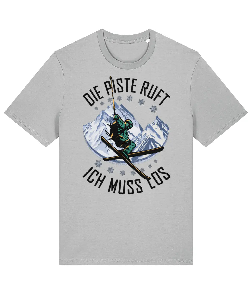 AlpenSucht® Organic Unisex T-Shirt "Die Piste ruft"